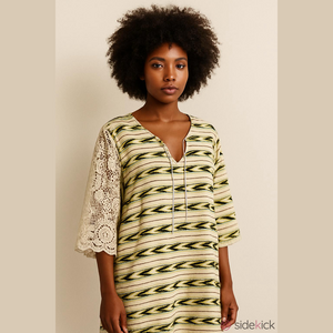 Silk Leyendecker Mini Dress | Made in USA | Size 4